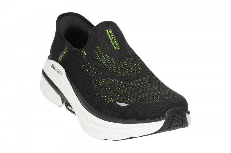 Skechers MAX CUSHIONING Schuhe schwarz Arch Fit SLIP-INS 220565