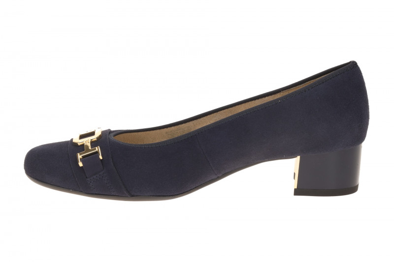 ARA Nizza Pumps blau night H-Weite 12-35832