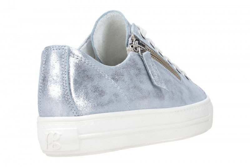 Paul Green Sneaker Schuhe blau metallic 5206