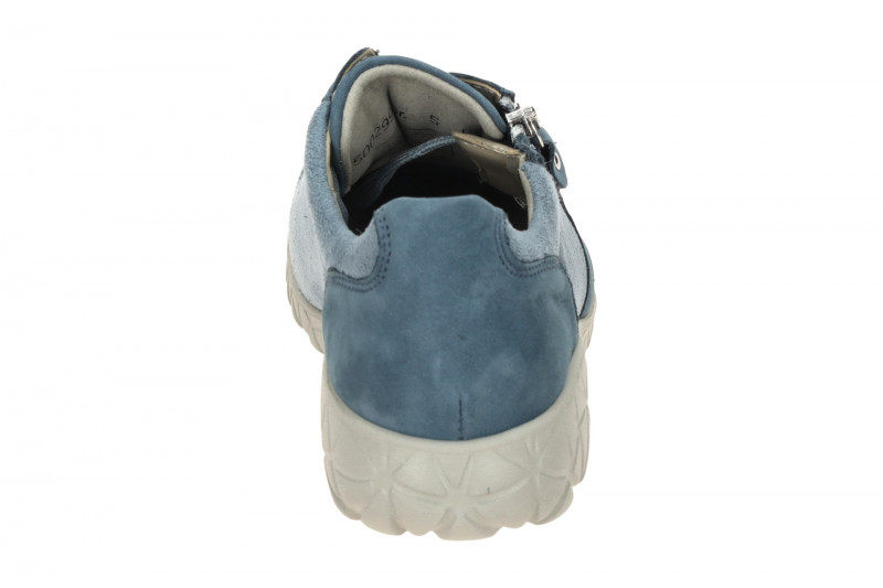 Waldläufer Havy Soft Schuhe blau denim H-Weite OrthoTritt H89001