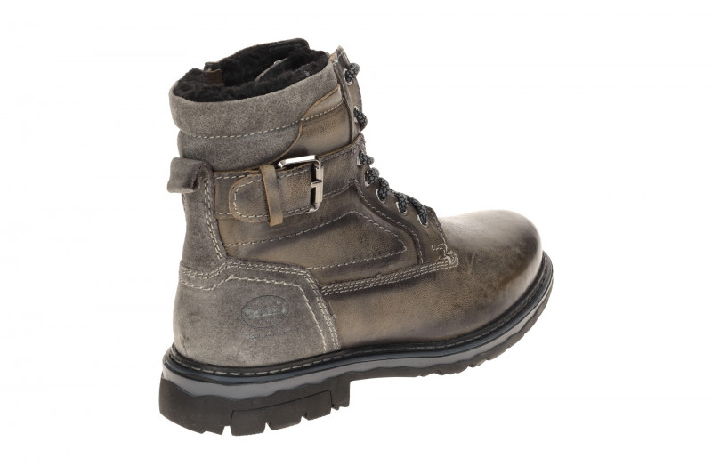 Dockers Winter Schuhe Warmfutter Boots grau Herren Nappa 51GL102