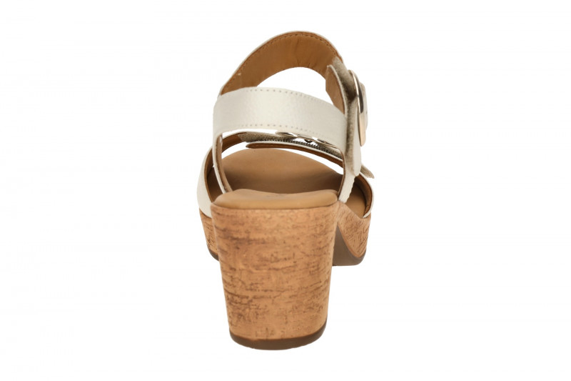 Gabor Sandalette weiß creme Glattleder 84.764.20