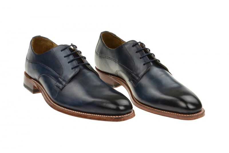 Gordon & Bros Schuhe Milan blau GoodYear Welted 5098