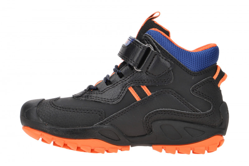 Geox Savage Kinder Stiefel schwarz orange J261WB