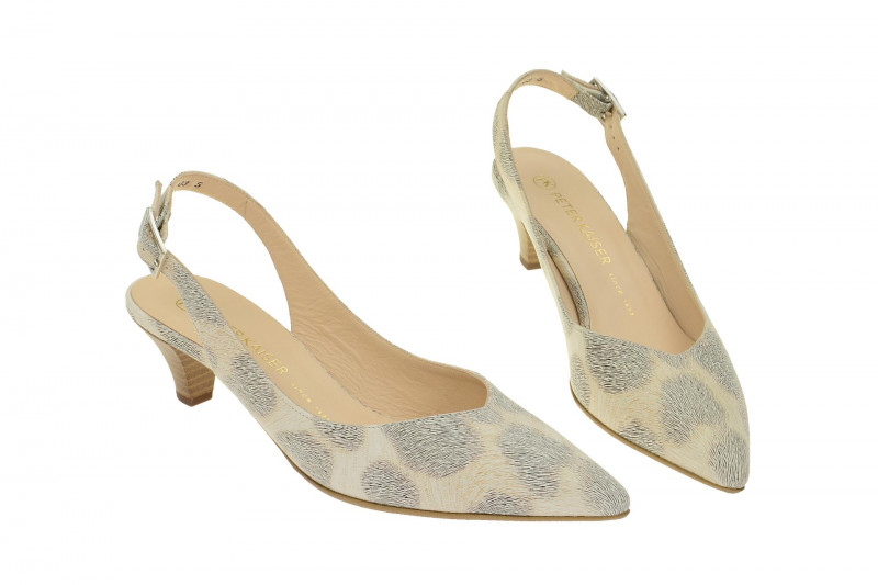 Peter Kaiser Diana Sling Pumps weiss simba - 40303/237