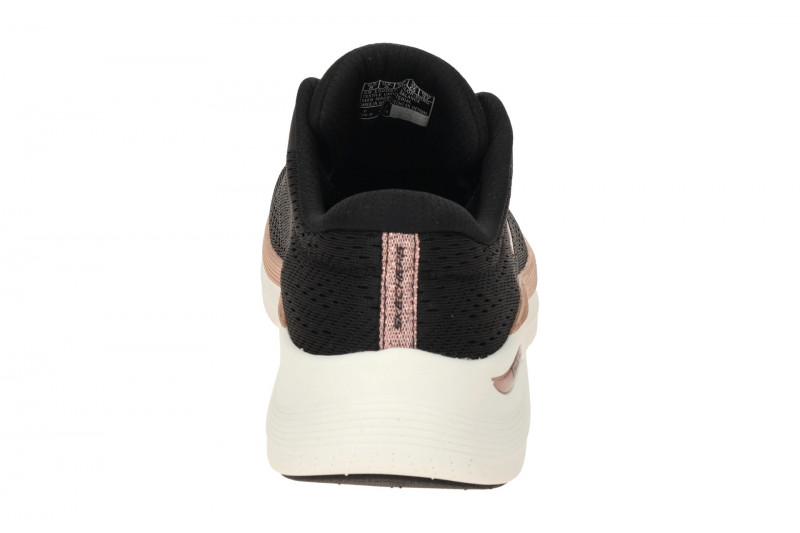 Skechers Flex Appeal Schuhe Sneaker schwarz rose gold 150067