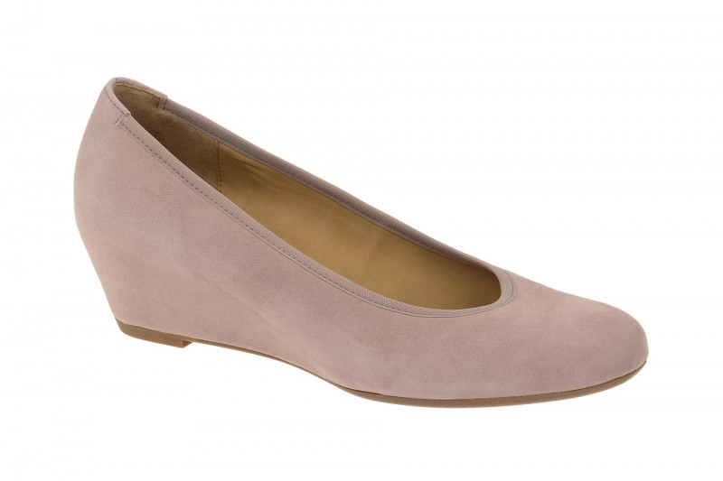 Gabor Keil Pumps rosa Wildleder 45.360.14