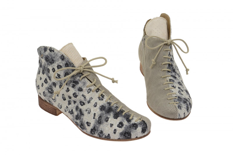 Charme 0735-17E Stiefelette grau schwarz