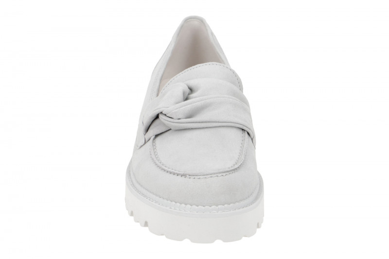 Gabor Schuhe Mokassin Slipper grau 25.242.19