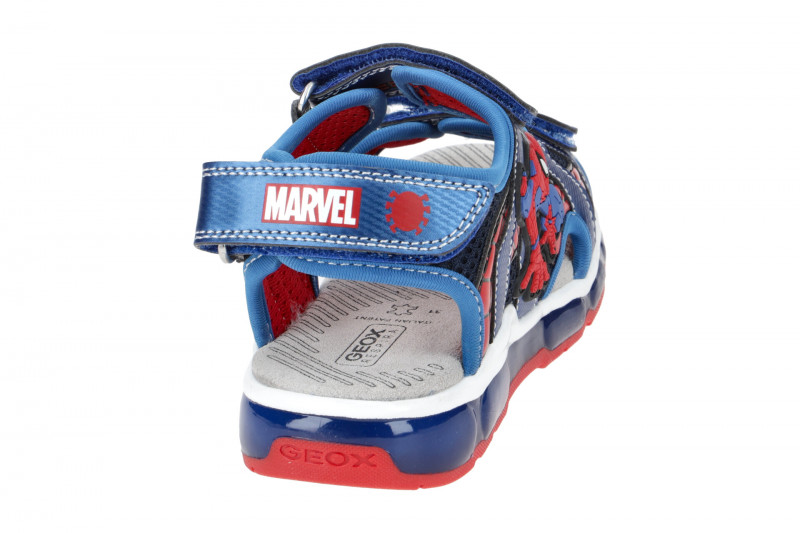 Geox Android Kinder Sandale blau Spider-Man J350QA