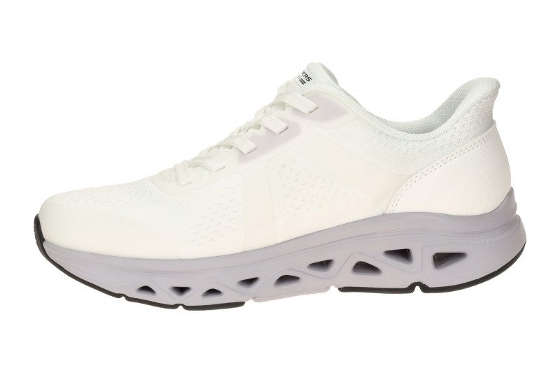 Skechers Bobs Arc Slipper Schuhe weiß lila SLIP-INS 117863