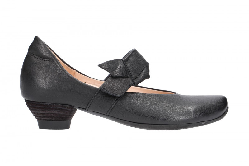 Think Aida Riemchen Pumps schwarz 4-84250-00