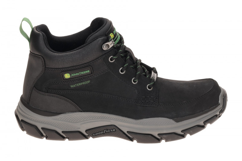 Skechers JOHN-DEERE Stiefeletten Schuhe schwarz Wasserdicht