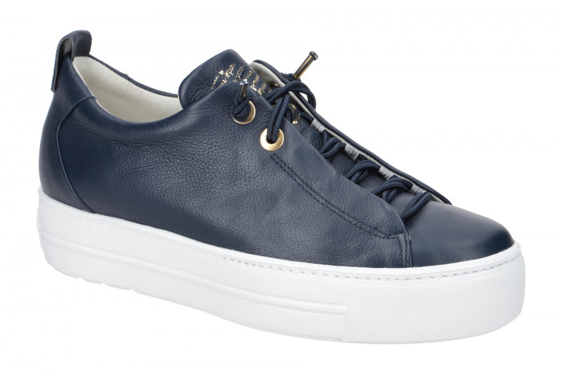 Paul Green Sneaker Schuhe blau weiß gold 5017