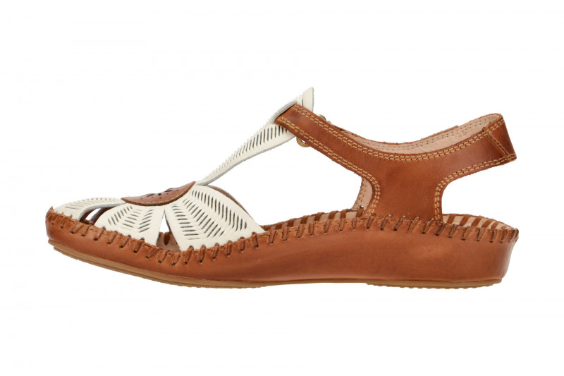 Pikolinos Vallarta Sandale weiß braun 655-0575