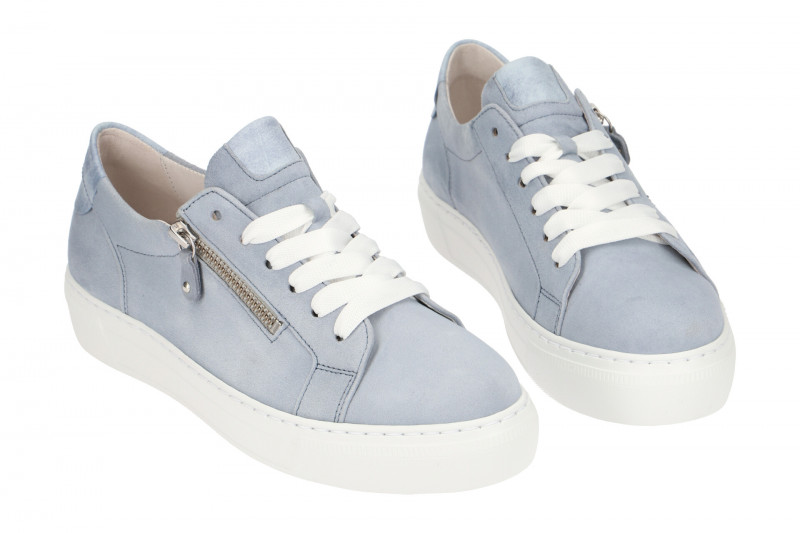 Gabor Schuhe hell-blau Damen Sneakers 314
