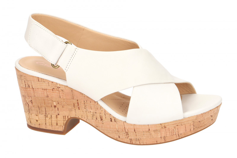 Clarks Maritsa Lara Sandale weiß