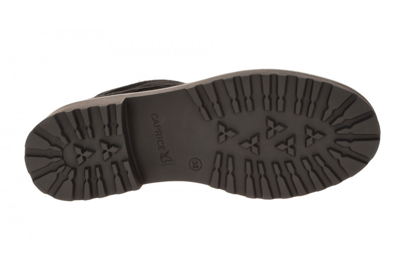 Caprice Stiefelette Schnür Boots schwarz Thermo 25314