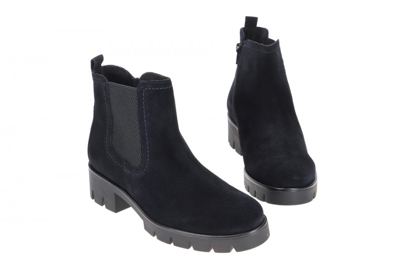 Gabor Stiefelette dunkelblau Velour 31.710.16