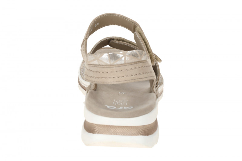 ara Tampa Sandale beige silber gemustert 12-47207