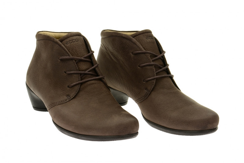 Ecco Sculptured Stiefelette coffee braun