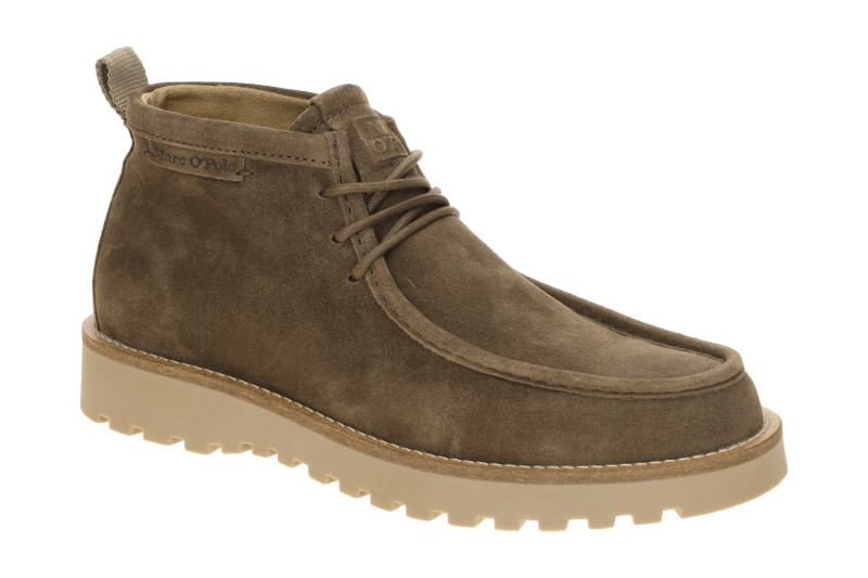 Marc O´Polo Jack Stiefelette taupe braun Herren Mokassin 15107