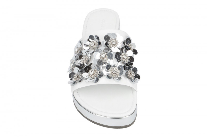 K&S Neo Pantolette weiß silber 71-25460-327