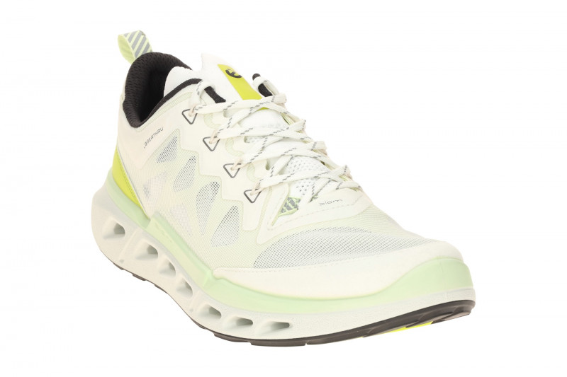 ecco Biom 720 Sneaker Heren Schuhe weiß grün Mesh 850314