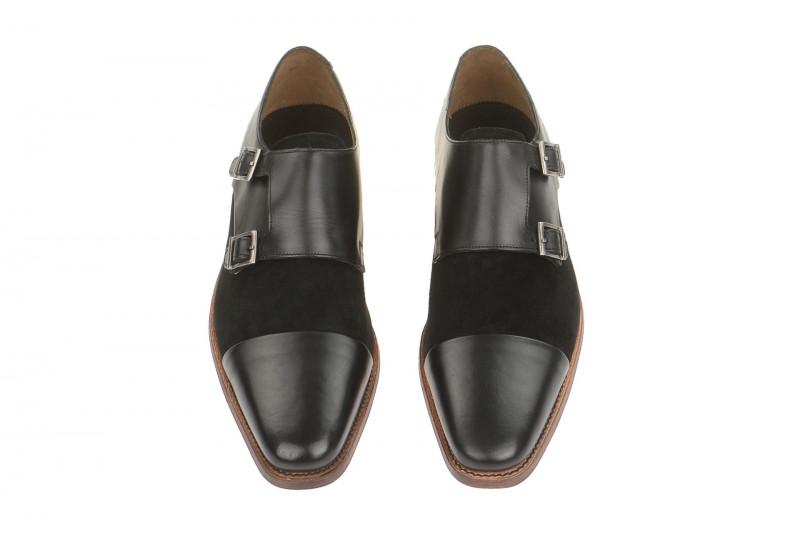 Gordon & Bros Schuhe schwarz Double Monk Lucquin 4924-I