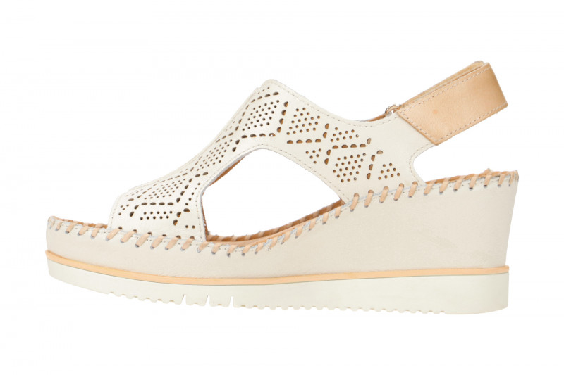 Pikolinos Aguadulce Plateau Keil Sandale weiß W3Z-1775C1