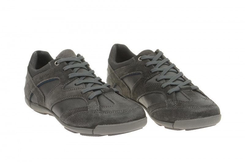 Geox Cart Schuhe grau antracite U34S4T