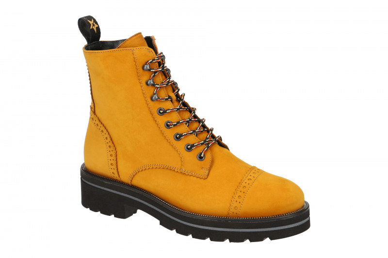 Paul Green Stiefel gelb Nubuck 9668