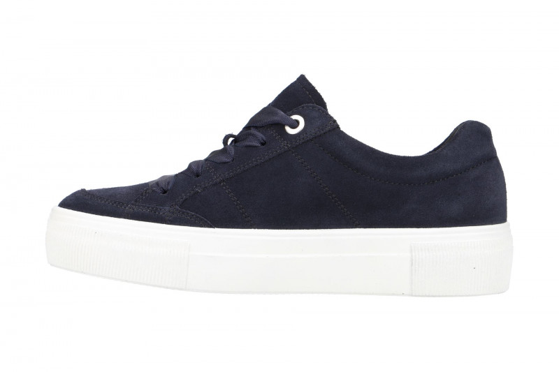 Legero Lima Plateau Schuhe blau Velour
