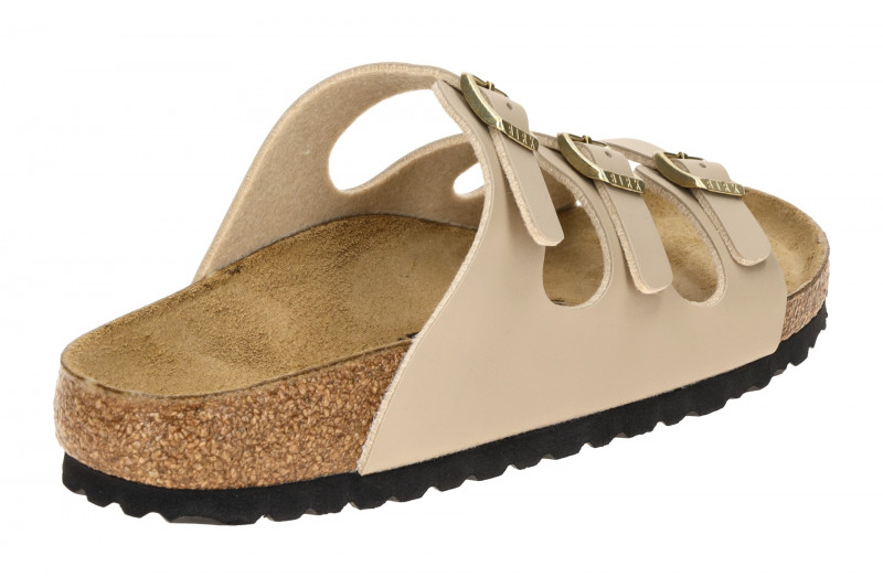 Birkenstock Florida Pantolette beige SCHMAL 1029265