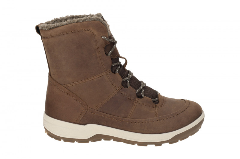 Ecco Trace Winter Schnür Stiefel braun cocoa Warmfutter