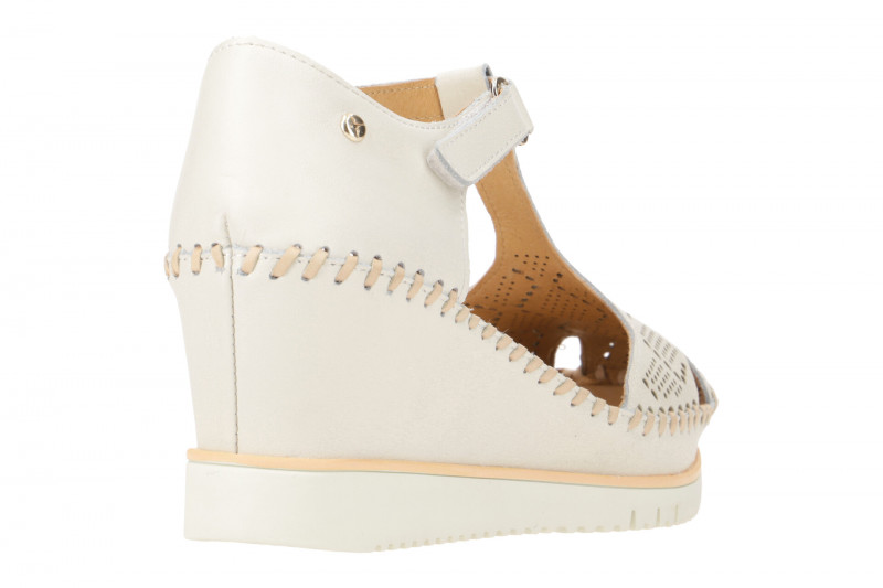 Pikolinos Aguadulce T-Steg Keil Sandale weiß W3Z-1991