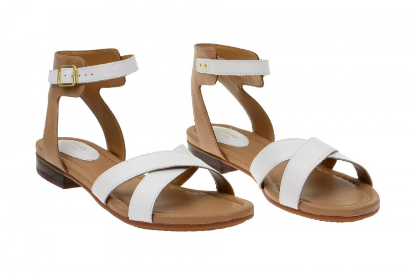 Clarks Viveca Zeal Sandale weiß 26108410