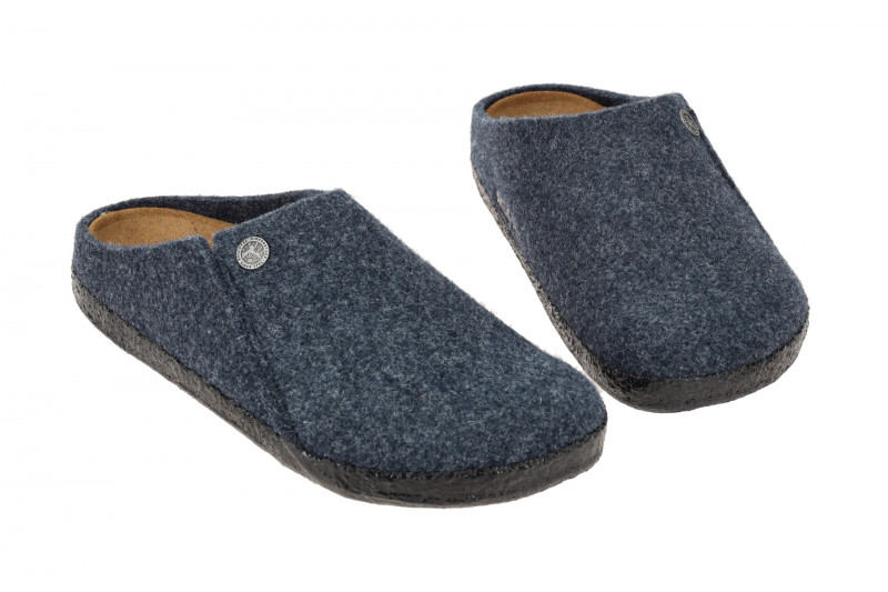 Birkenstock Zermatt Rivet Clogs Pantoletten blau Normal-Weit 1017519