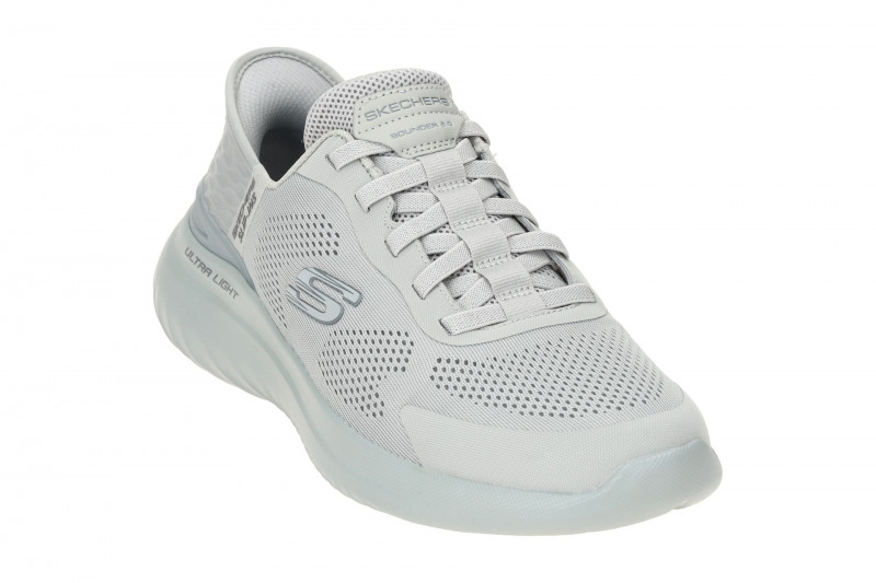 Skechers Bounder Schuhe Sneaker grau Slip-Ins 232459
