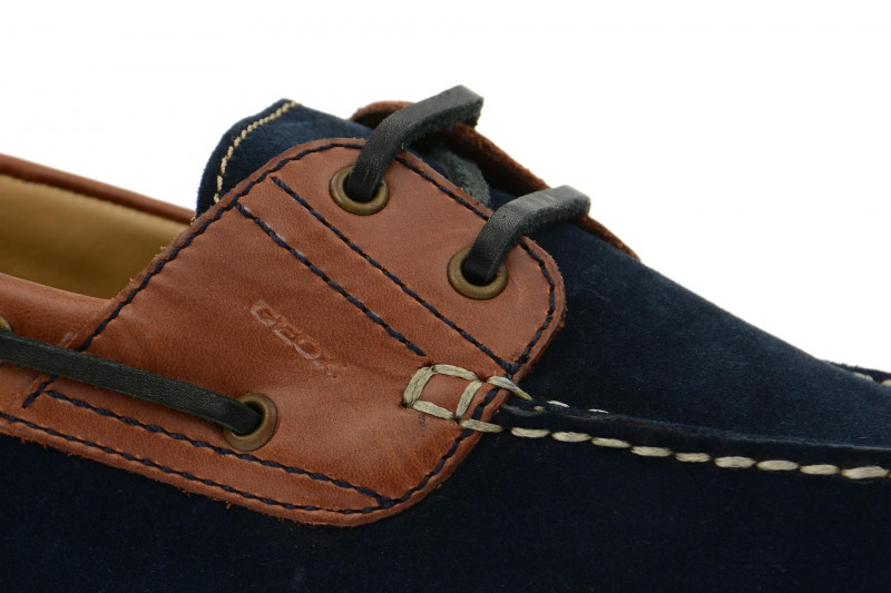 Geox Juarez Schuhe blau Wildleder U52A8A