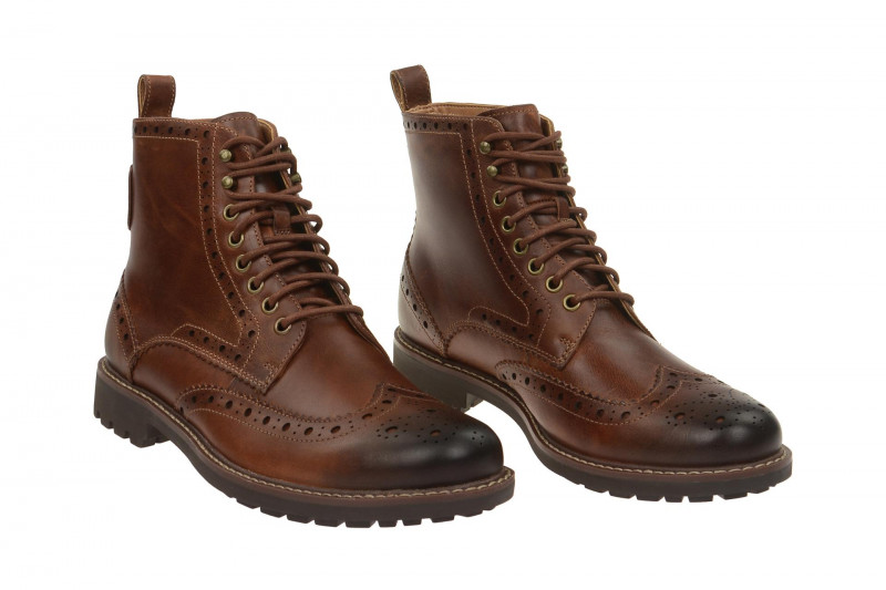 Clarks Montacute Lord Stiefel braun