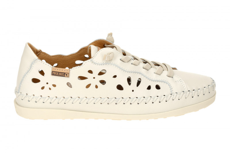 Pikolinos Soller Slipper Schuhe weiß gelocht W8B-6550