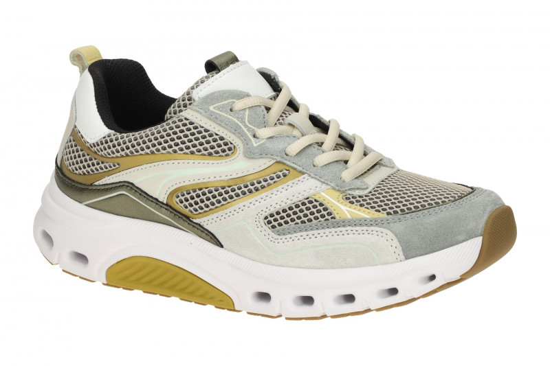 Gabor RollingSoft Schuhe beige grau Mesh 86.986.35
