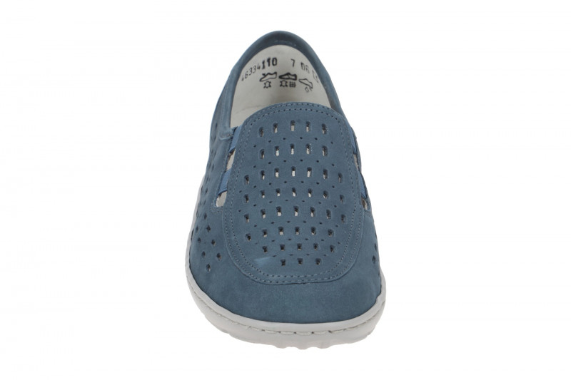 Waldläufer Henni Slipper Schuhe blau jeans 496501