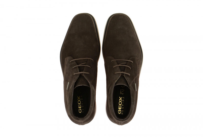 Geox Respira Brayden ABX Stiefelette in dunkelbraun - Amphibiox