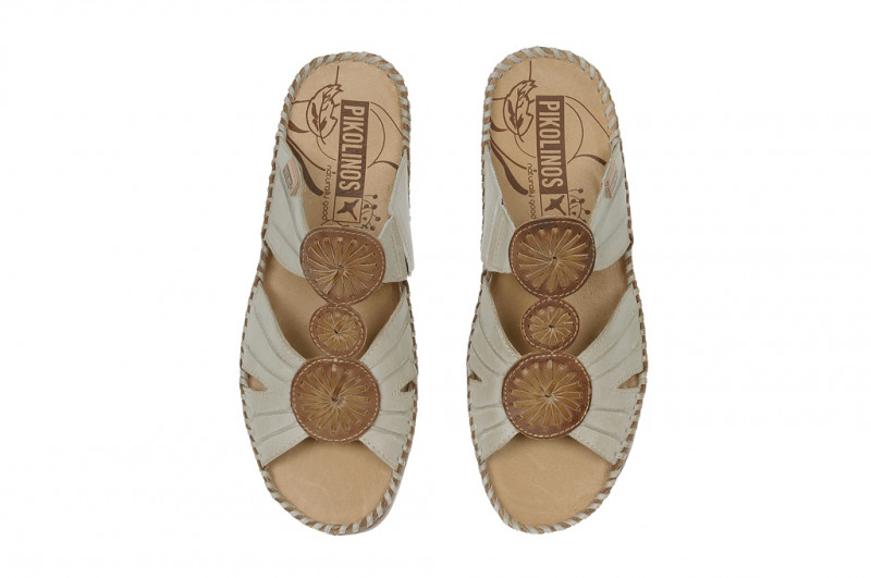 Pikolinos Vallerta Pantolette grau braun 655-9468