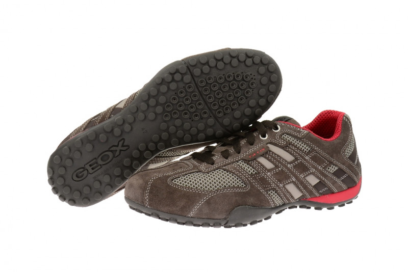 Geox Snake braun grau taupe-ebony U4207K 01422 C6105