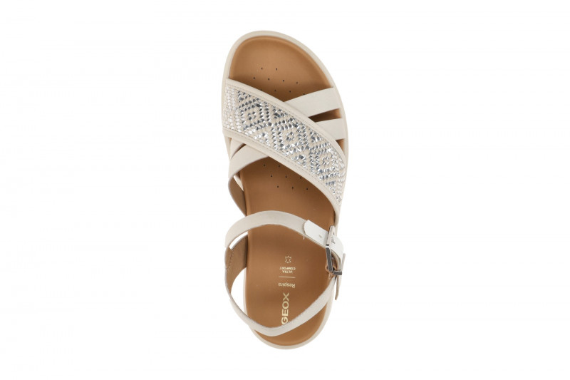 Geox Xand Sandalen beige silber D65PAB