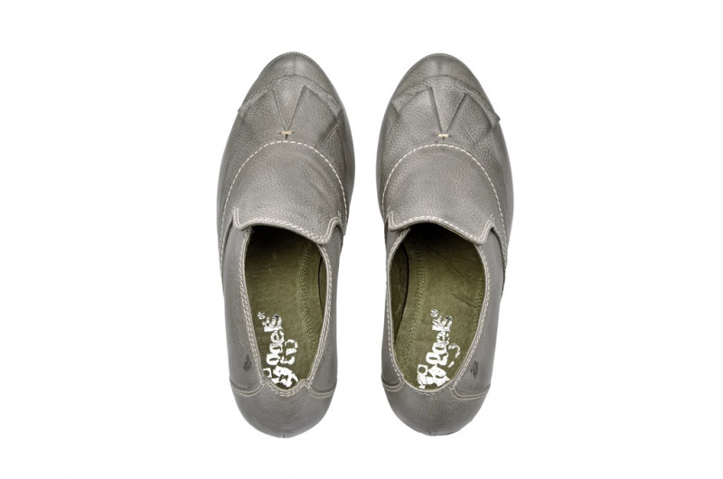 Tiggers Sara Slipper in grau mit Lederfutter