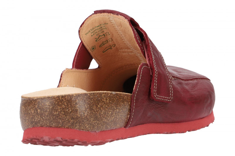 Think Julia Pantolette Clogs rot Sonne